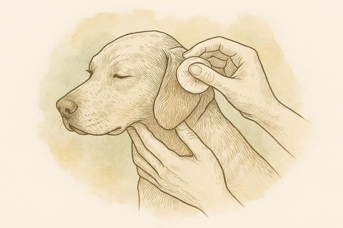 Hogyan tisztítsuk az allergiás kutya fülét?