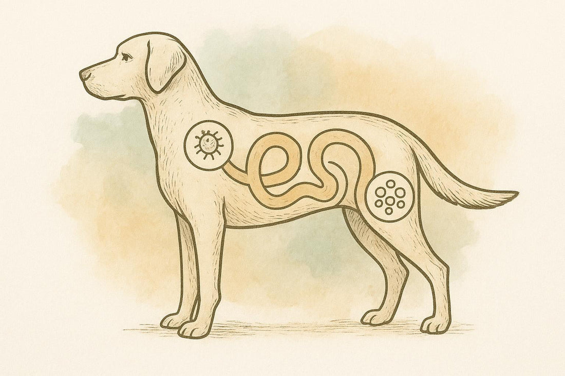 Hogyan segíti a huminsav a kutyák bélflórájának egyensúlyát?