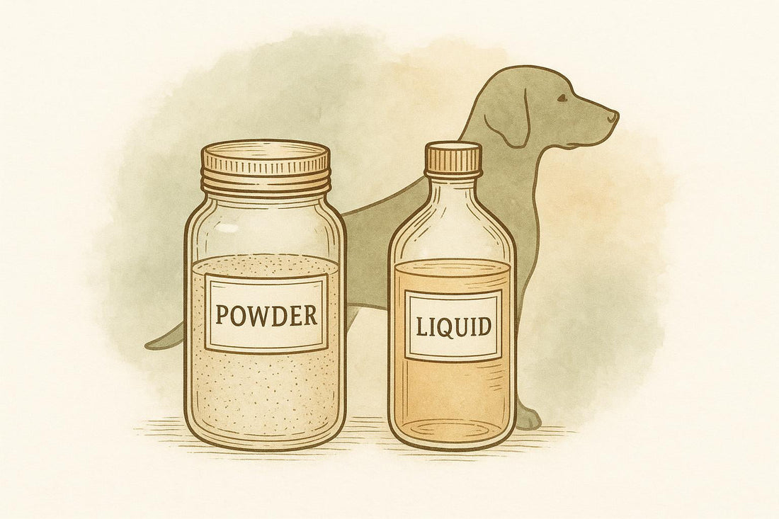 Kombinálható-e por és folyékony huminsav egy kutyakúrában? Előnyök, adagolás és szakértői tanácsok