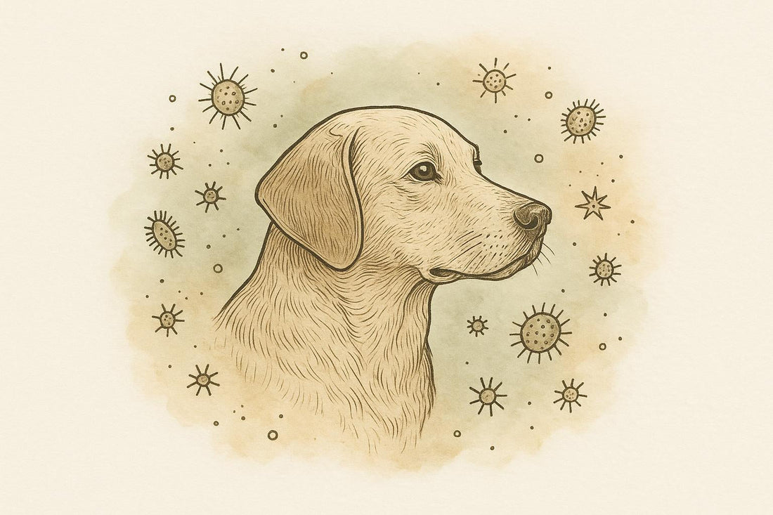 Környezeti allergének (por, pollen) és a huminsav szerepe allergiás kutyáknál