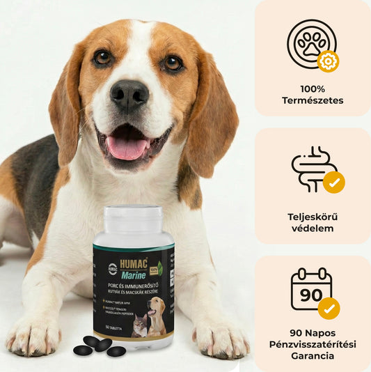 HUMAC® MARINE ízület‑ és bőrrevitalizáló tabletta – 100 % természetes erő