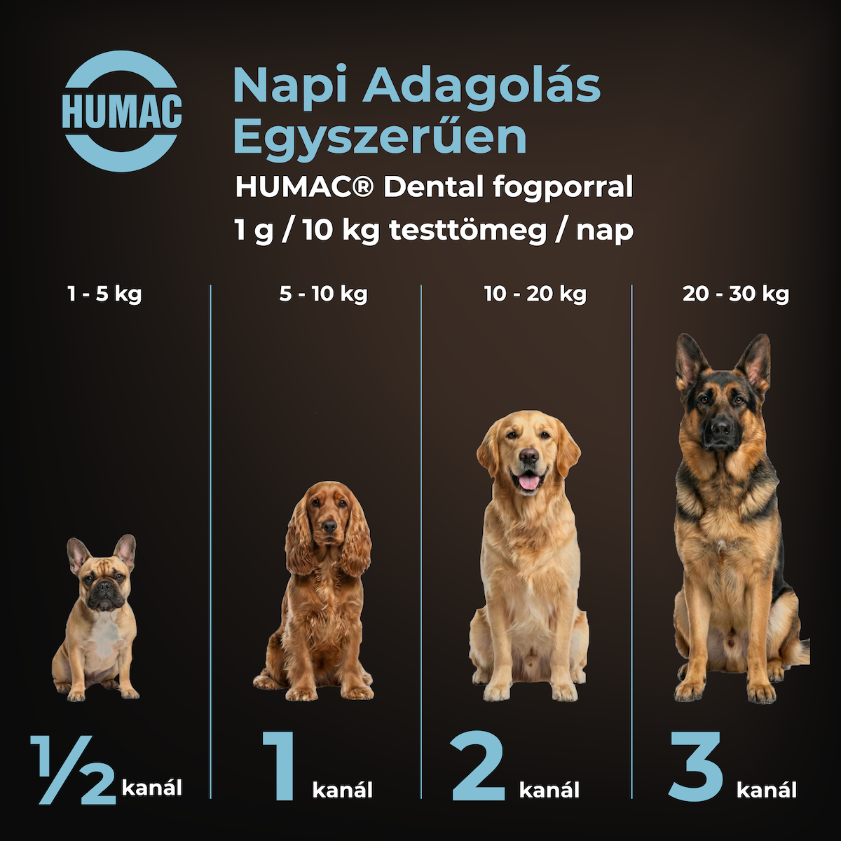 HUMAC® Dental - Természetes fogpor