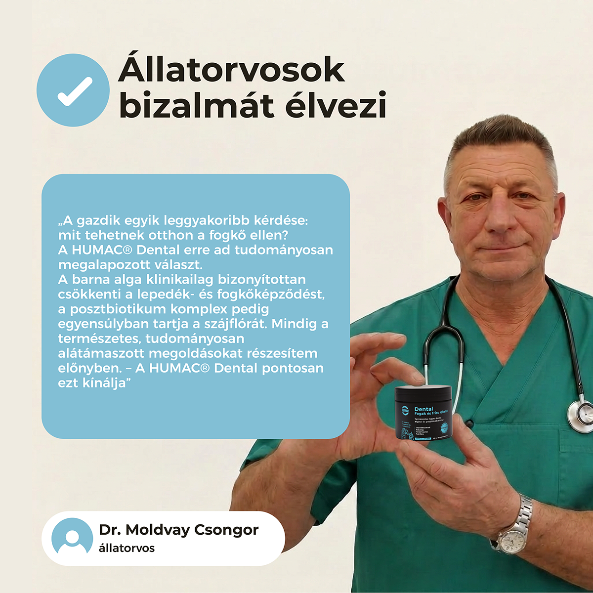 HUMAC® Dental - Természetes fogpor