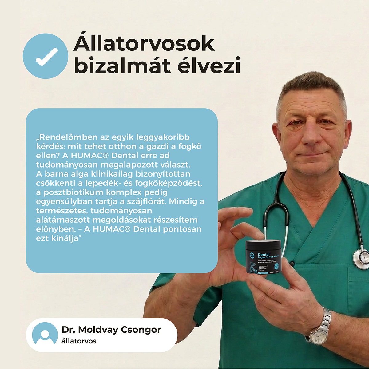 HUMAC® Dental - Természetes fogpor