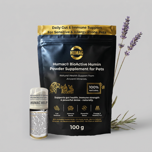 HUMAC® BioActive Humin Powder + HUMAC® Help Levendulás krém