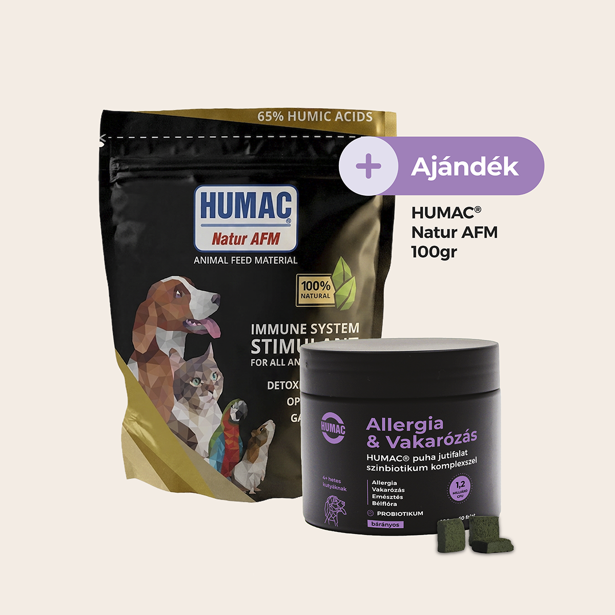 Allergia & Vakarózás - Humac funkcionális jutifalat 180g (60db)