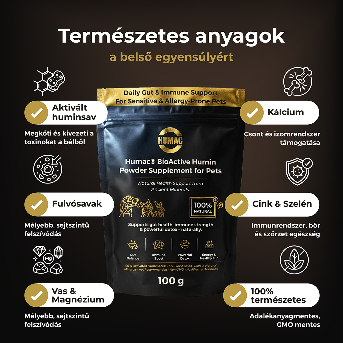 HUMAC® BioActive Humin Powder (Humac por)