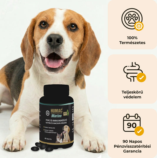 HUMAC® MARINE ízület‑ és bőrrevitalizáló tabletta – 100 % természetes erő