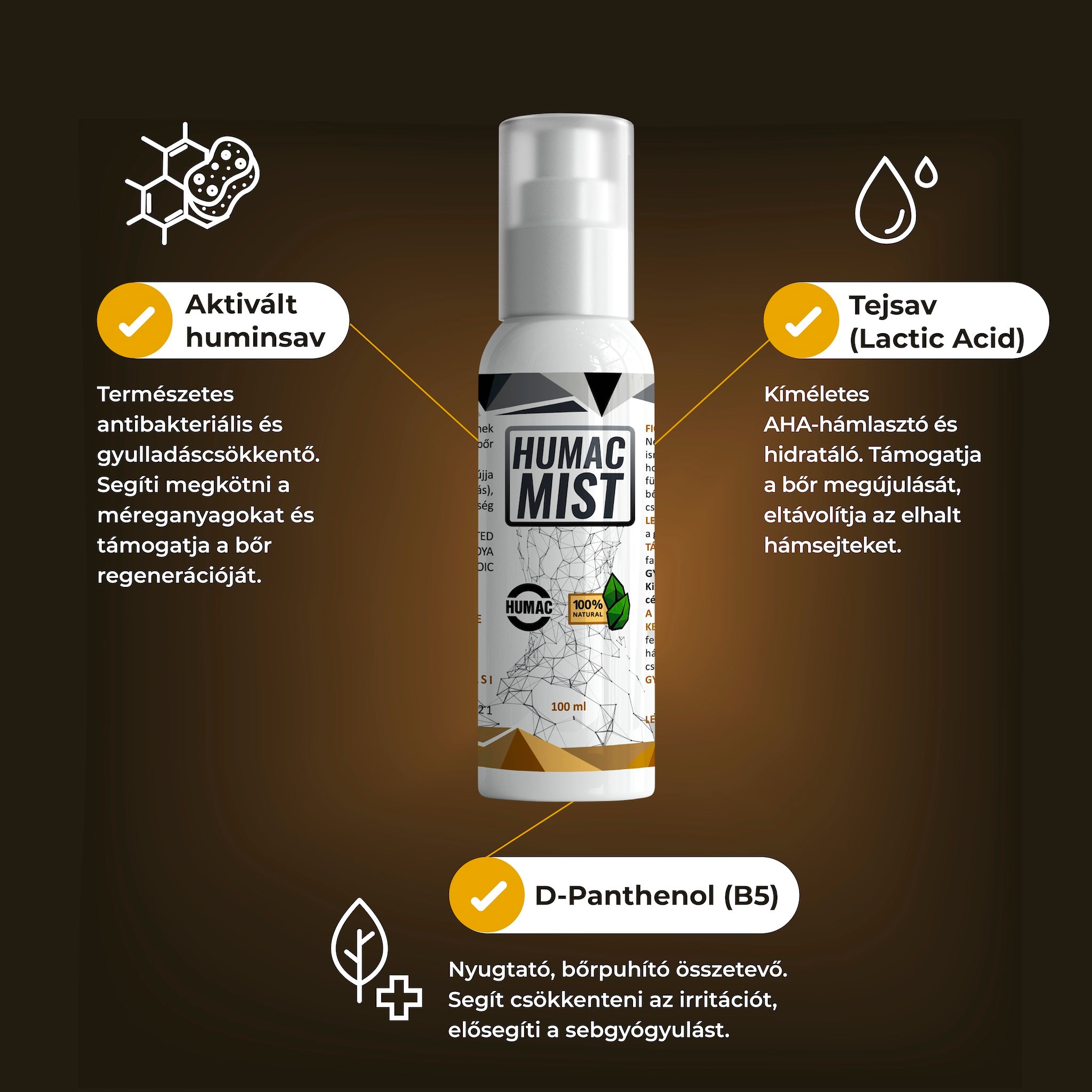 HUMAC® Mist 100 ml permet – egyetlen fújás a viszketés és irritált bőr ellen