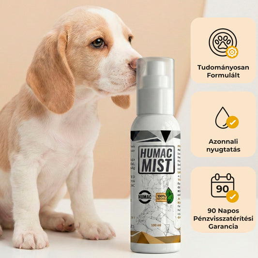 HUMAC® Mist 100 ml permet – egyetlen fújás a viszketés és irritált bőr ellen