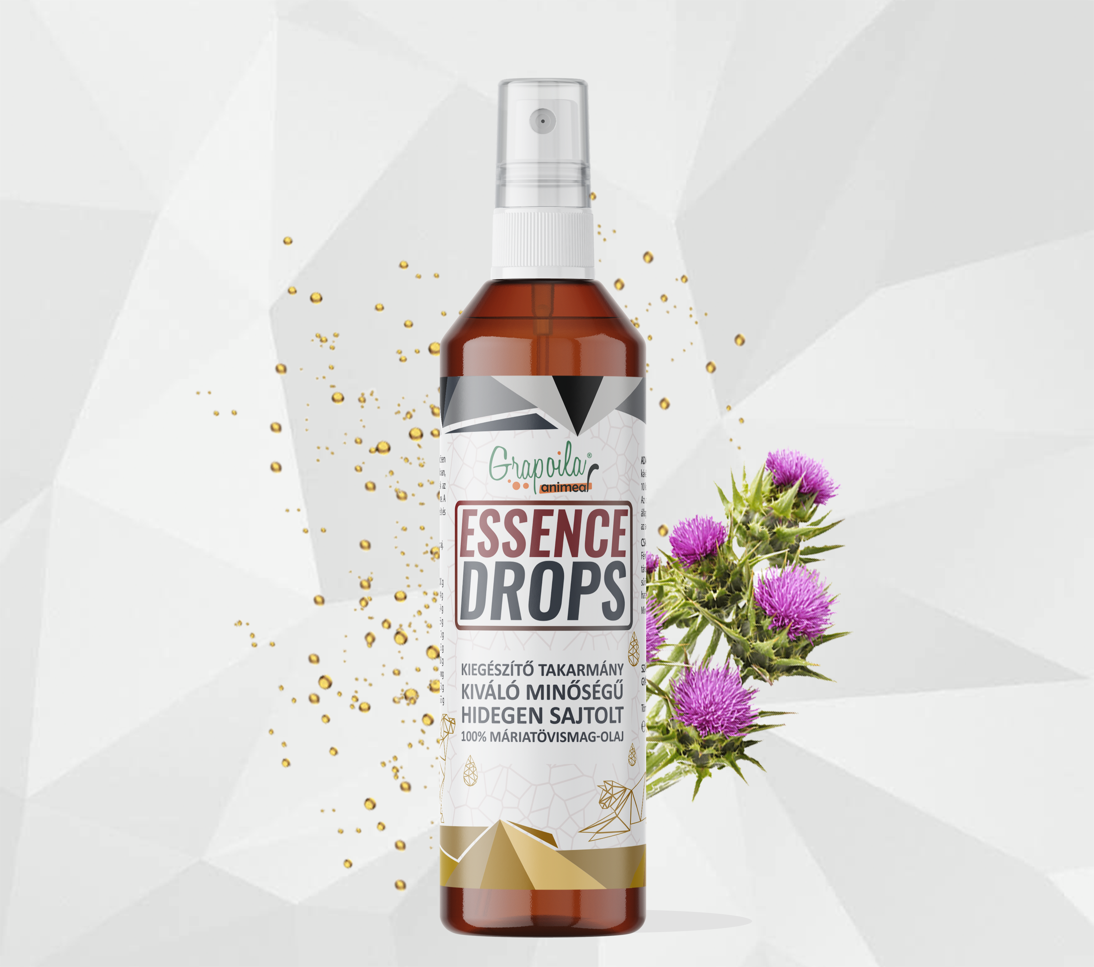 ESSENCE DROPS máriatövismagolaj – 100 % hidegen sajtolt, természetes májvédelem