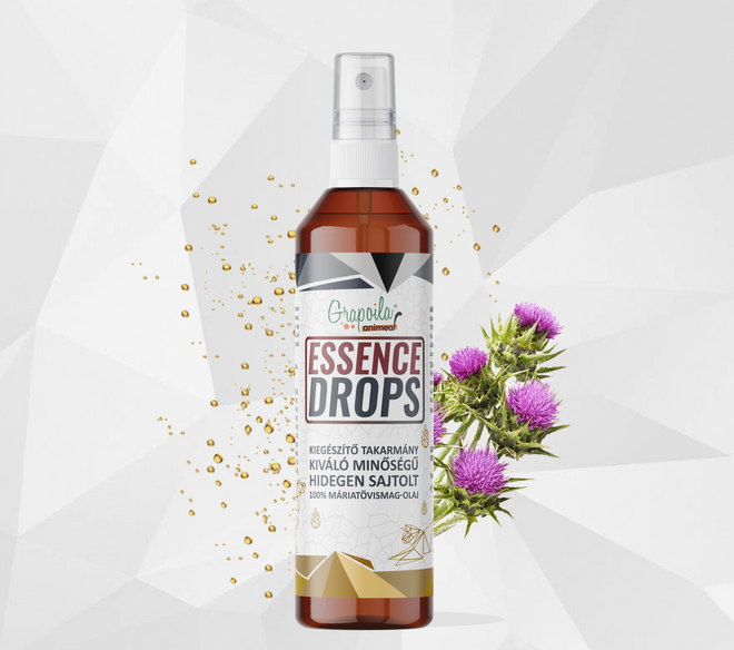 ESSENCE DROPS máriatövismagolaj – 100 % hidegen sajtolt, természetes májvédelem