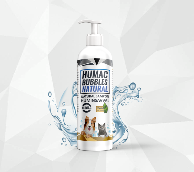 HUMAC® BUBBLES Sampon – Aktív huminsav‑komplex a nyugodt bőrért és ragyogó bundáért
